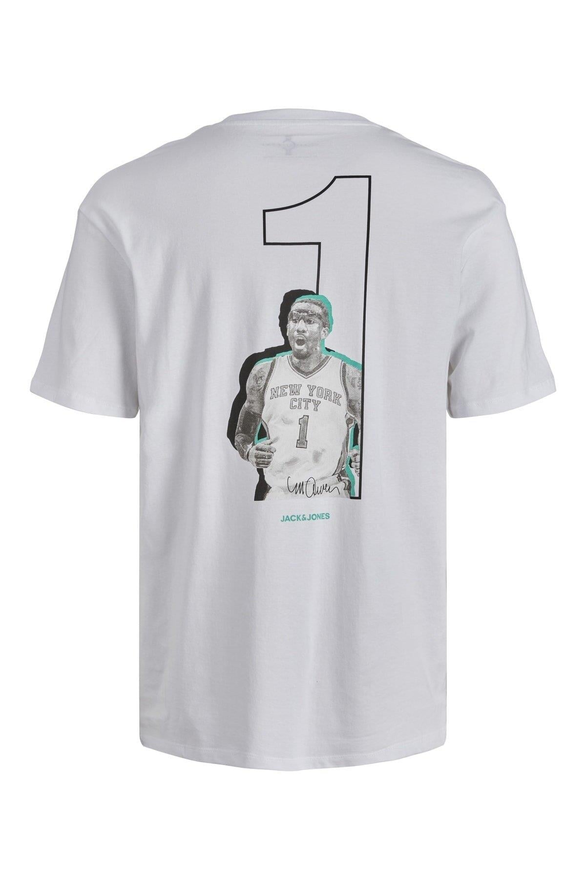 Jack & Jones Nba Basketbol Erkek Tshirt 12211043-02 - Jack & Jones - 12211043