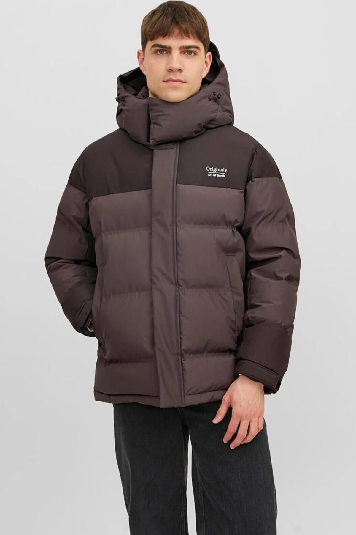 Jack & Jones Rüzgara Suya Dayanıklı Techincal Puffer Erkek Mont - 12238881  - Jack & Jones - 12238881