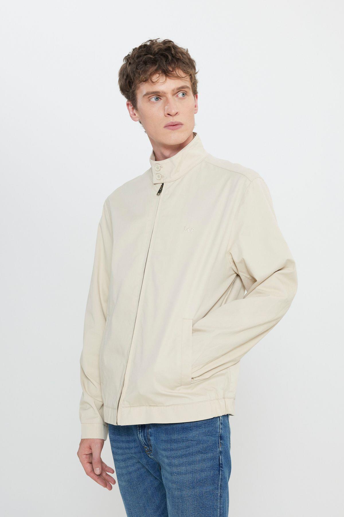 Lee Erkek %100 Pamuk Regular Fit Dik Yaka Bej Ceket - Lv57205297 - Lee - 5003142714