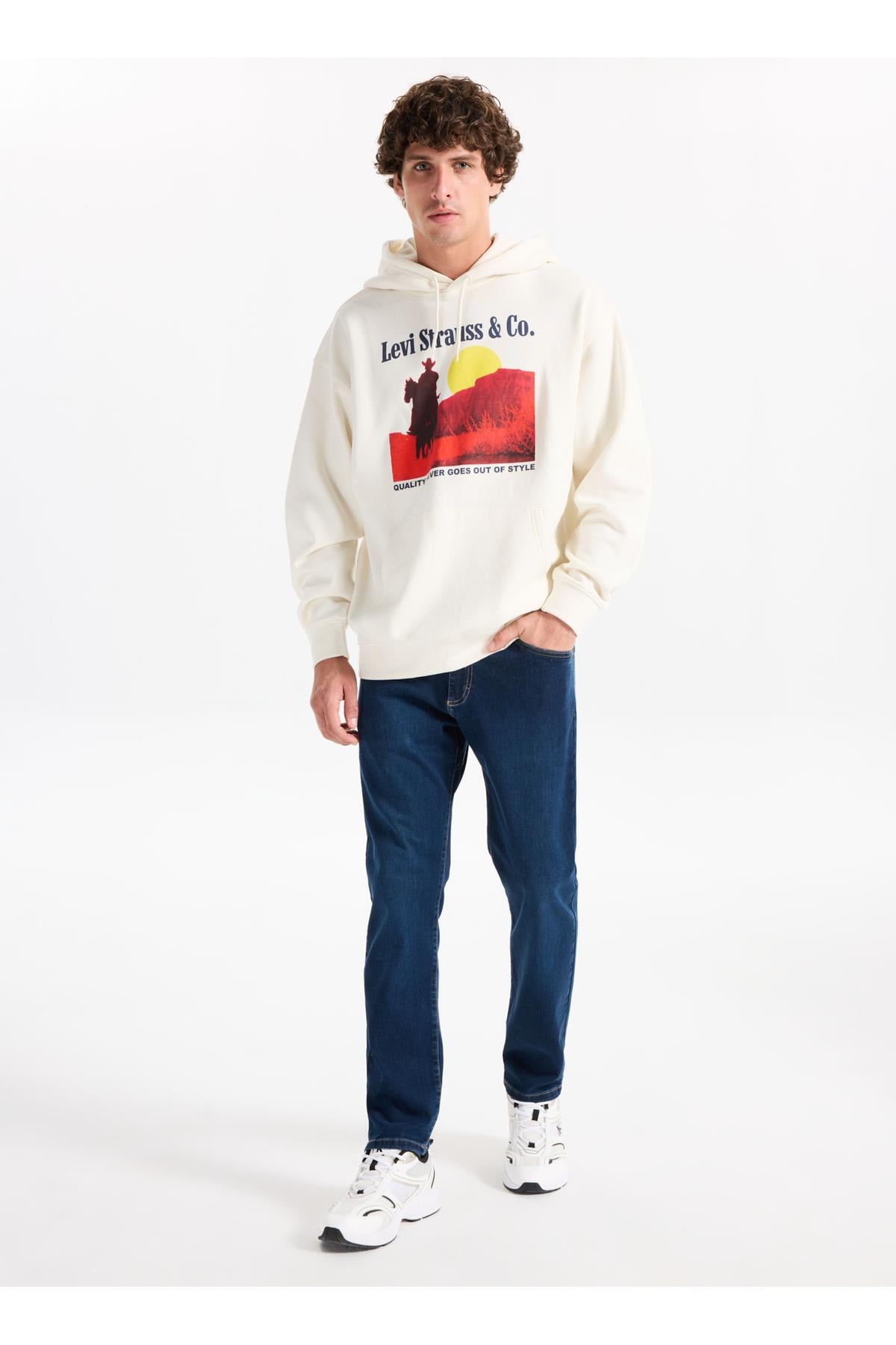 Lee Normal Bel Slim Fit Mavi Erkek Denim Pantolon Mavi Denim Pantolon-L72A00014CR - Lee - L72A-M