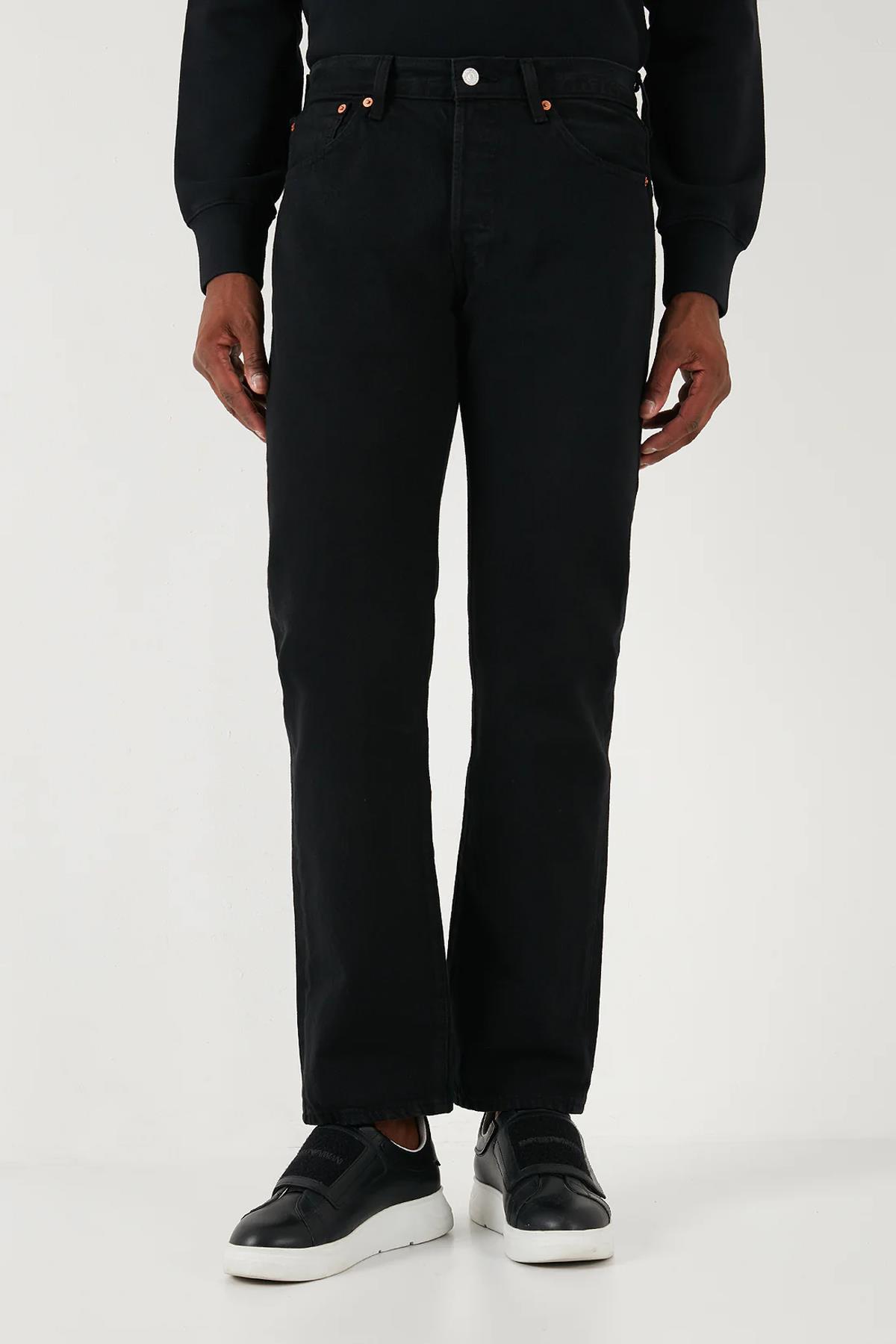 Levi's 501 Original Erkek Jean Siyah Kot Pantolon - A7735-0019 - Levi's - A7735-0019