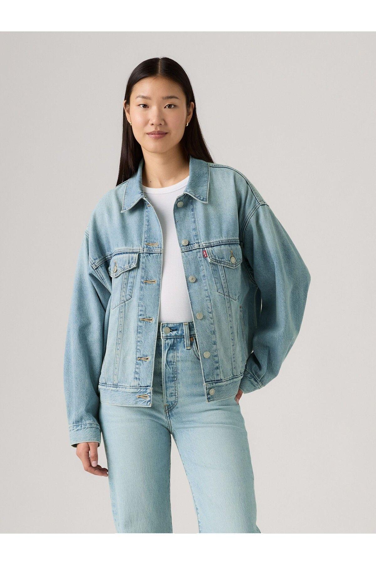 Levi's 90S KADIN MAVİ TRUCKER KOT CEKET - A1743-0140 - Levi's - A1743-0140