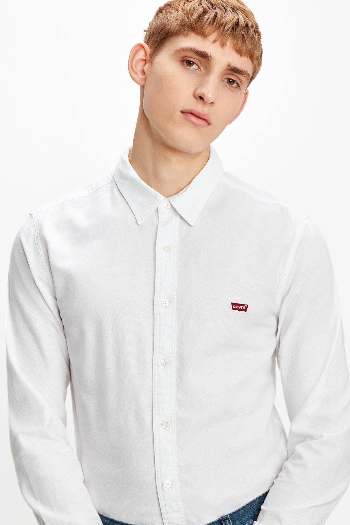 Levi's Beyaz Erkek Gömlek -  86625-0002 - Levi's - 86625-0002