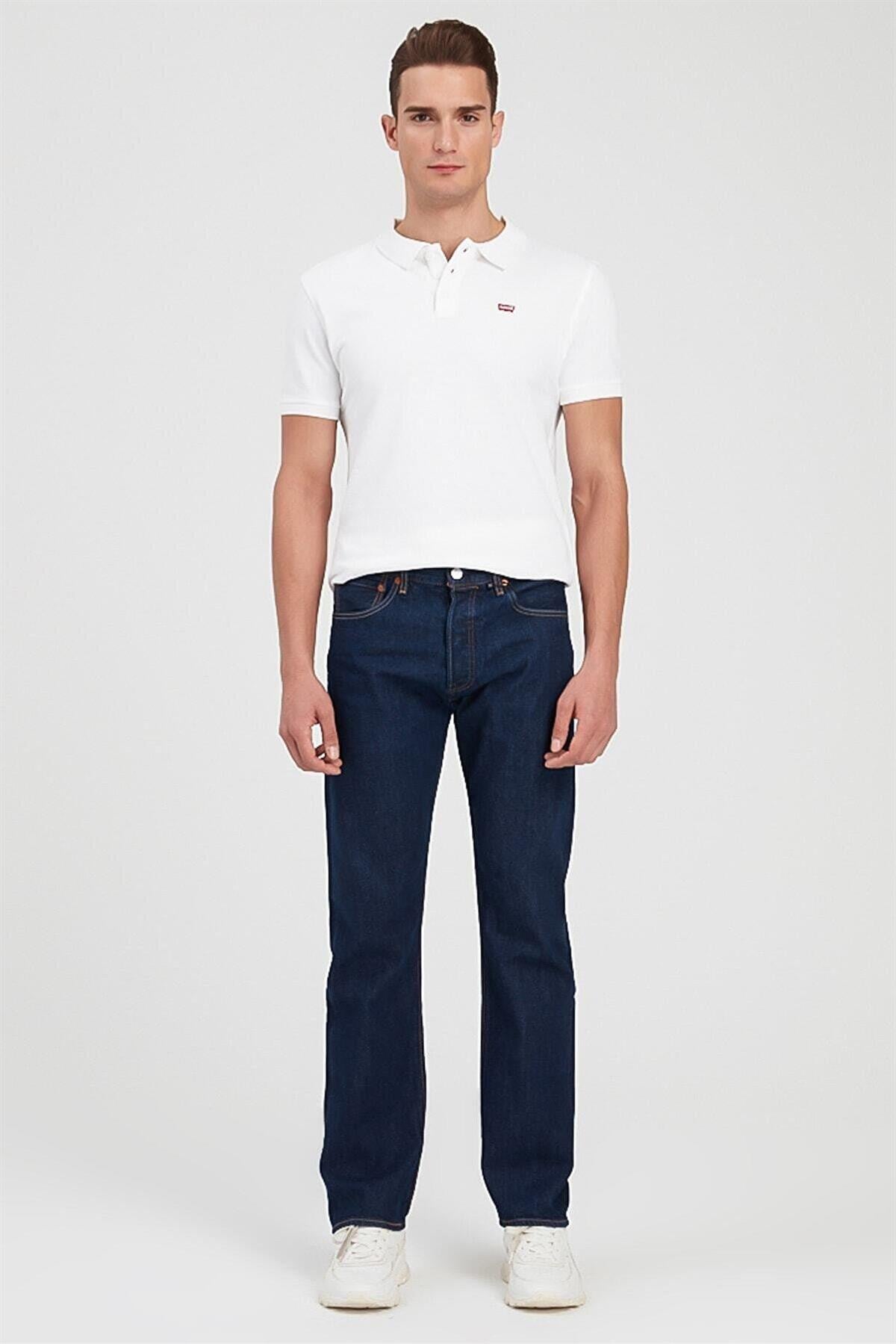 Levi's Erkek 501 Kot Pantolon Straight Jean - 00501-0101 - Levi's - 00501-0101