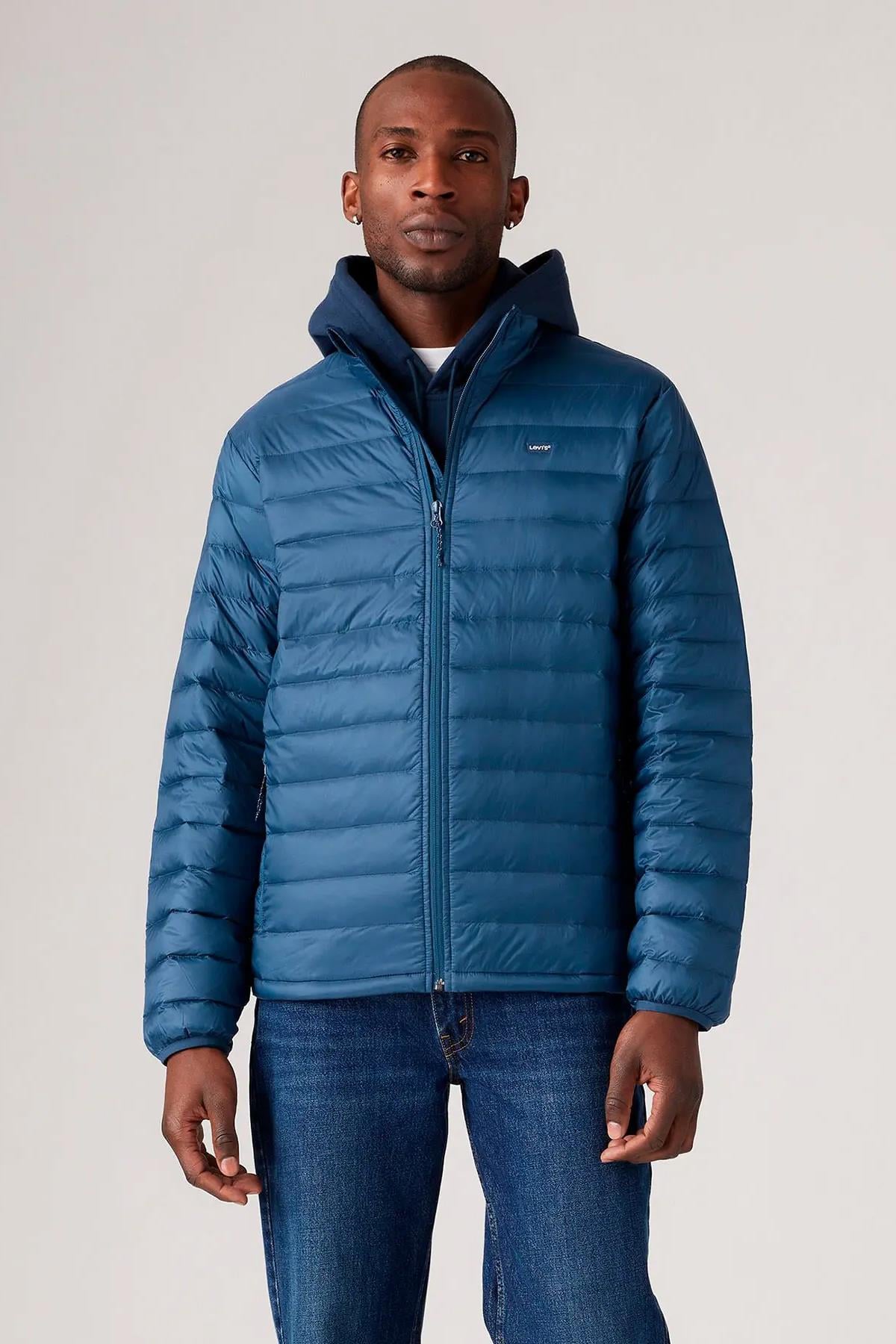 Levi's Erkek Katlanabilir Ceket Koyu Mavi Şişme Mont -  A8567-0001 - Levi's - A8567-0001
