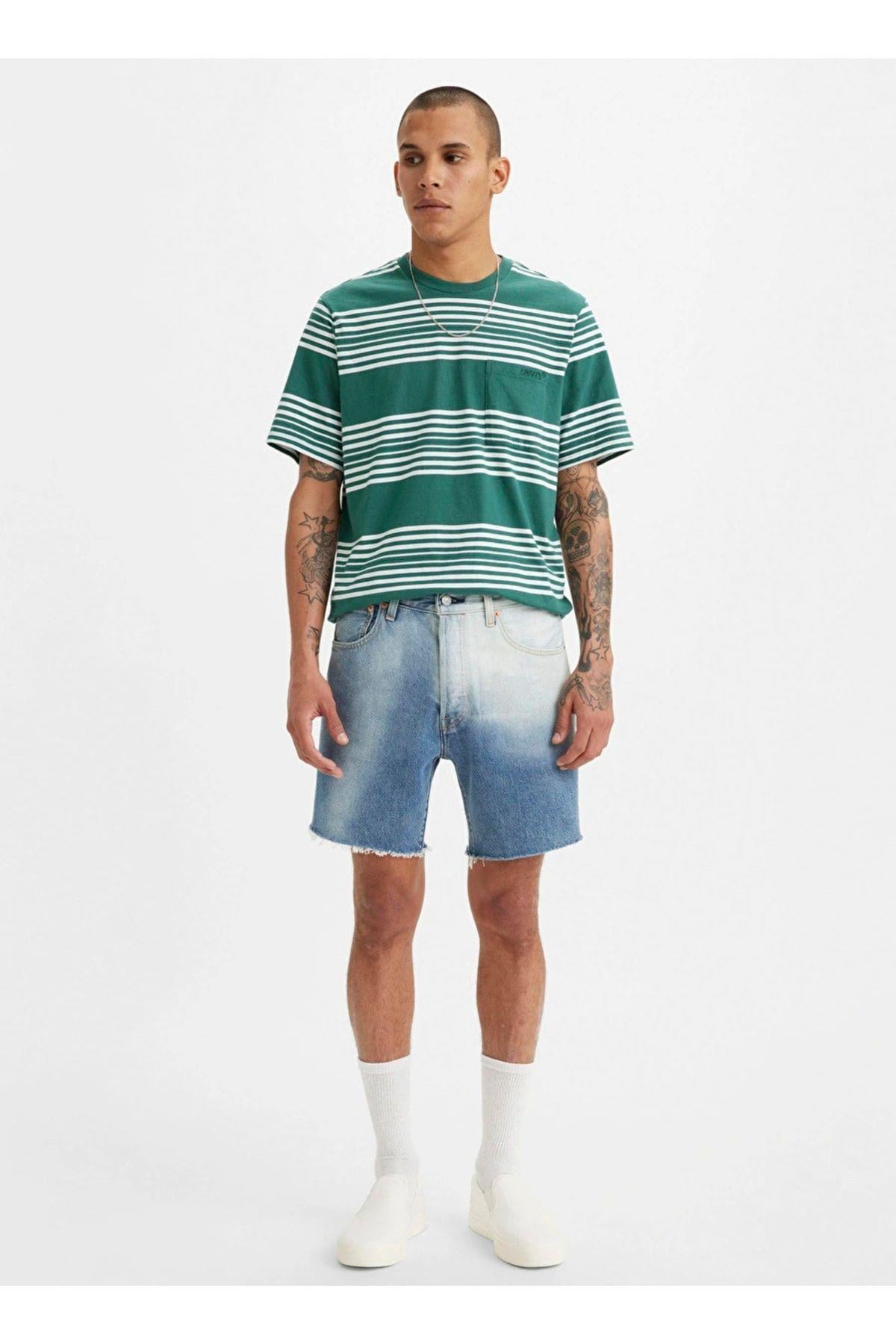 Levi's Erkek Lacivert Kot Denim Şort 85221-0062 - Levi's - 85221-0062
