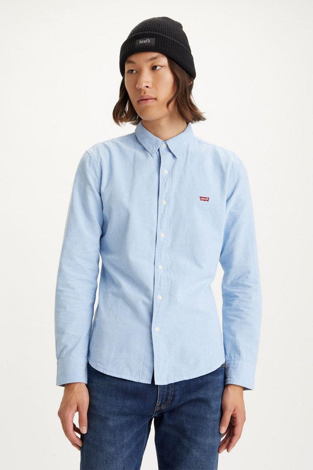 Levi's Erkek Mavi Spor Günlük Gömlek - 86625-0005 - Levi's - 86625-0005