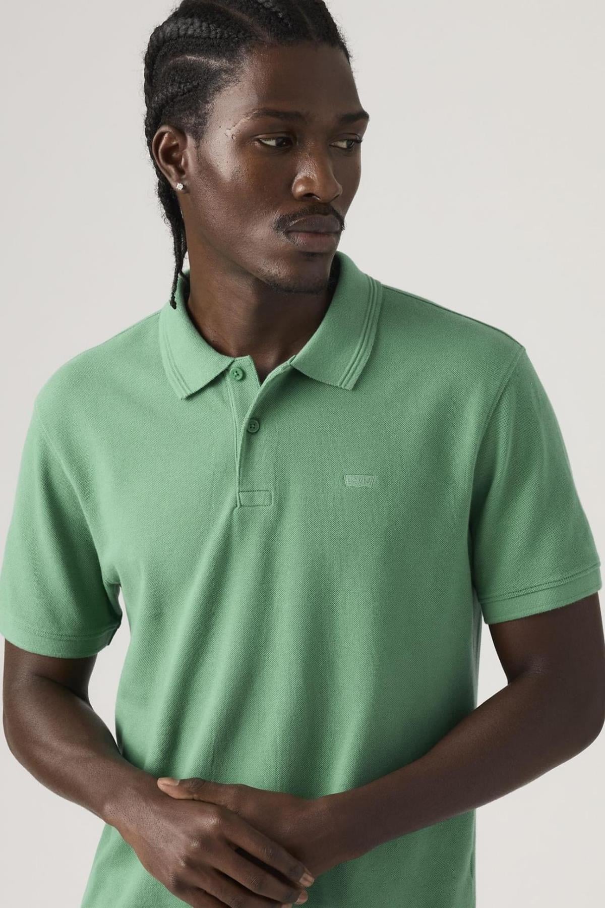 Levis Erkek Original Polo Pine Green Polo Yaka Yeşil Tişört - 005FM-0007 - Levi's - 005FM-0007