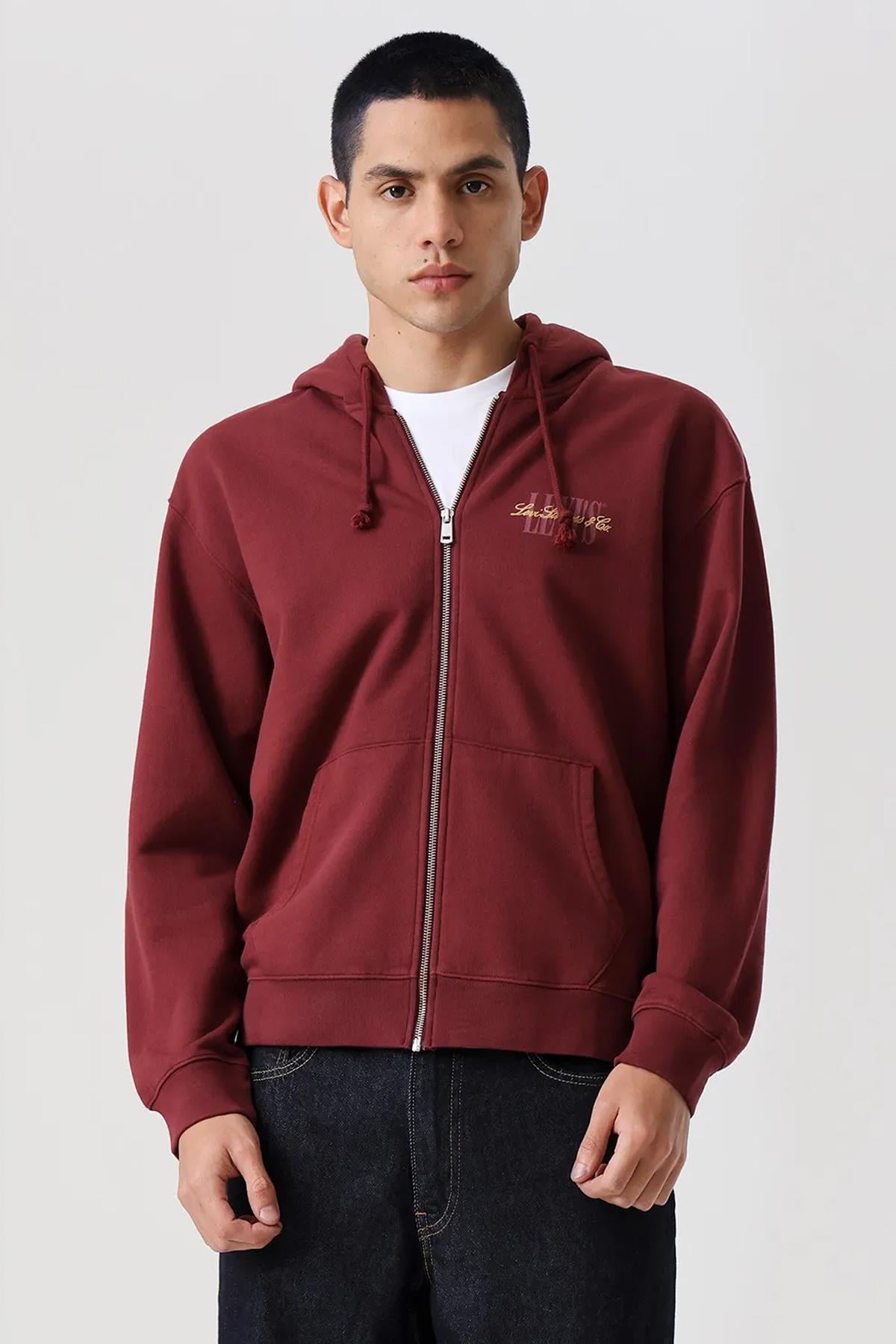 Levi's Erkek Rahat Kesim Fermuarlı Hırka Sweatshirt - 38717-0066 - Levi's - 38717-0066