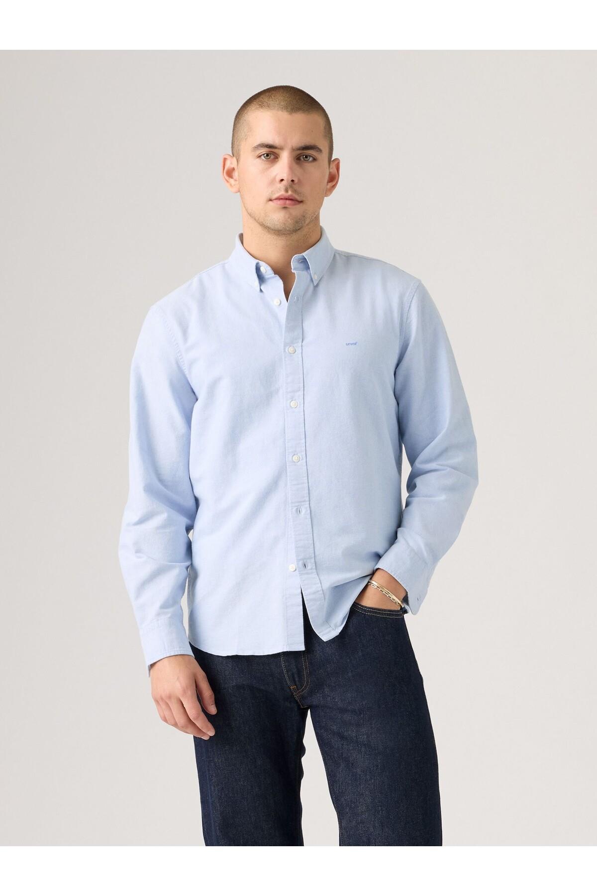 Levi's ERKEK RELAXED OXFORD MAVİ GÖMLEK - A7210-0050 - Levi's - A7210-0050