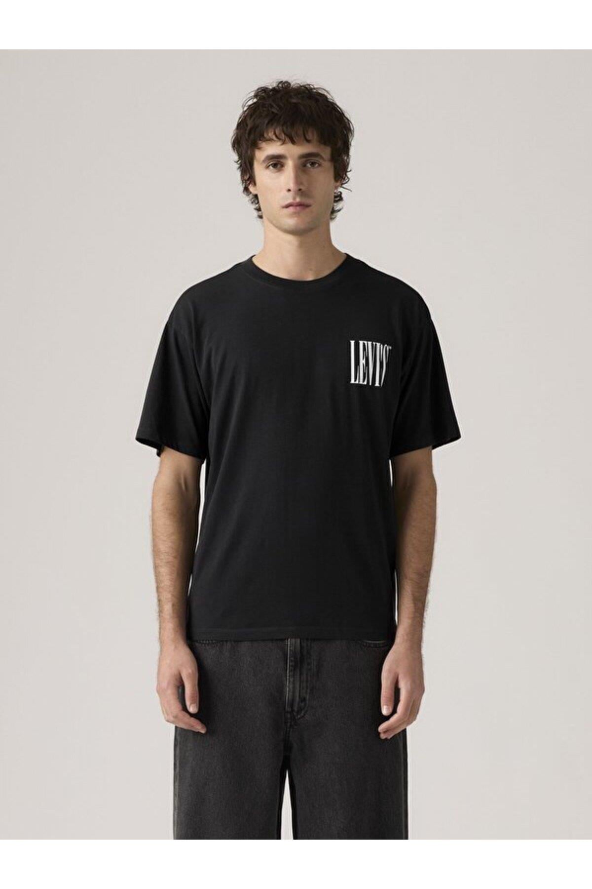 Levi's Erkek Vintage Fit Graphic Siyah Tişört - A9440-0018 - Levi's - A9440-0018