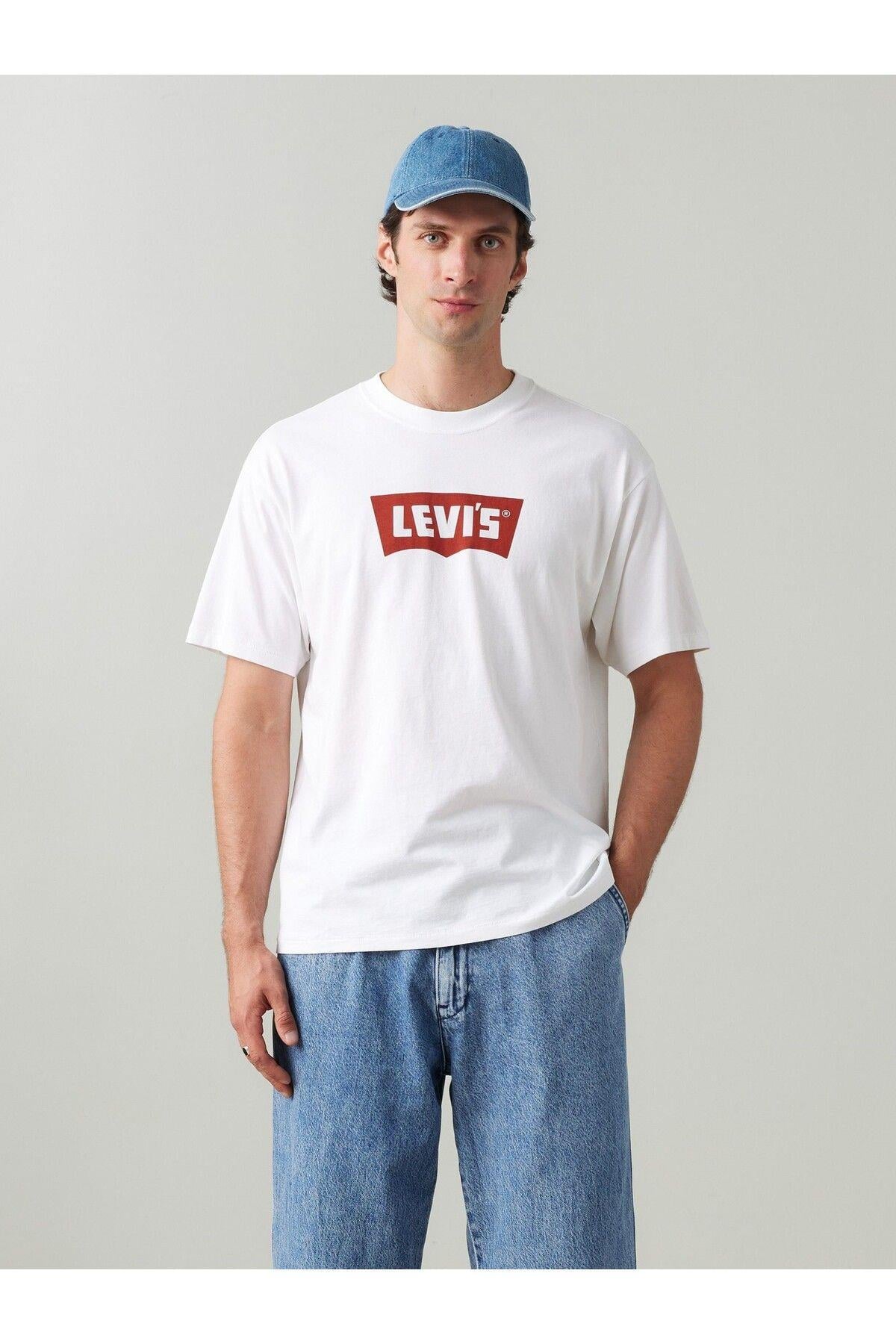 Levi's Erkek Vintage Graphic Logo Beyaz T-Shirt - 000RY-0000 - Levi's - 000RY-0000