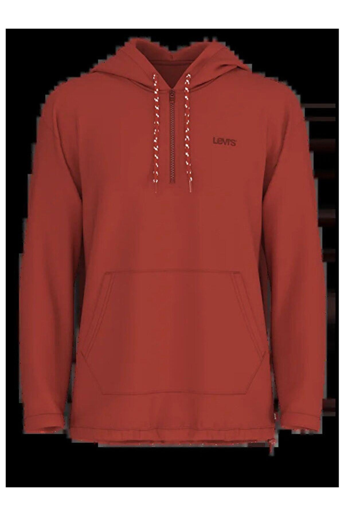 Levi's Erkek Yarım Fermuarlı Kapüşonlu Sweatshirt - A9313-0002 - Levi's - A931300020