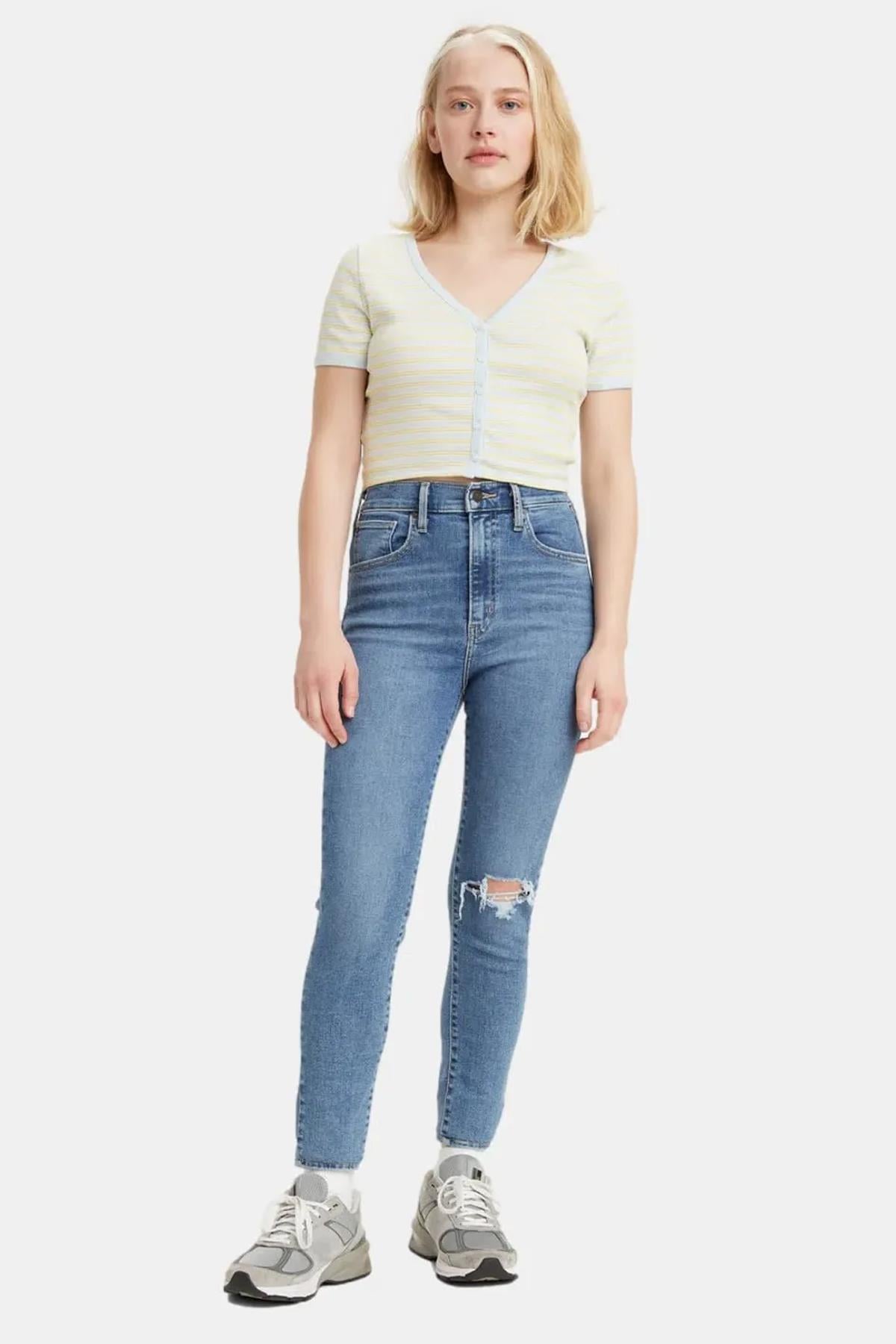 Levi's Kadın Yüksek Bel Mile High Skinny Jeans Kot Pantolon - 22791-0230 - Levi's - 22791-0230