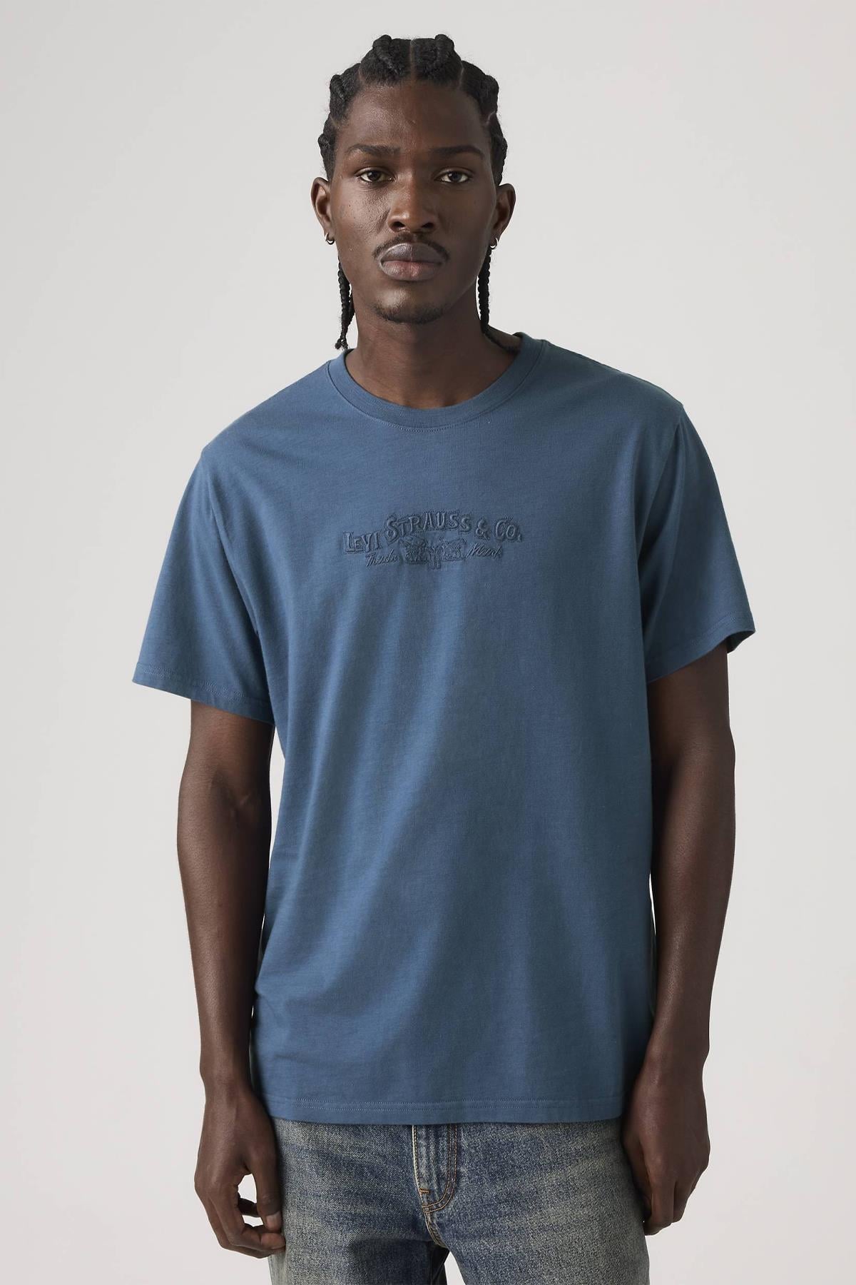 Levi's Relaxed Erkek Mavi Tişört A2082-0368 - Levi's - A2082-0368