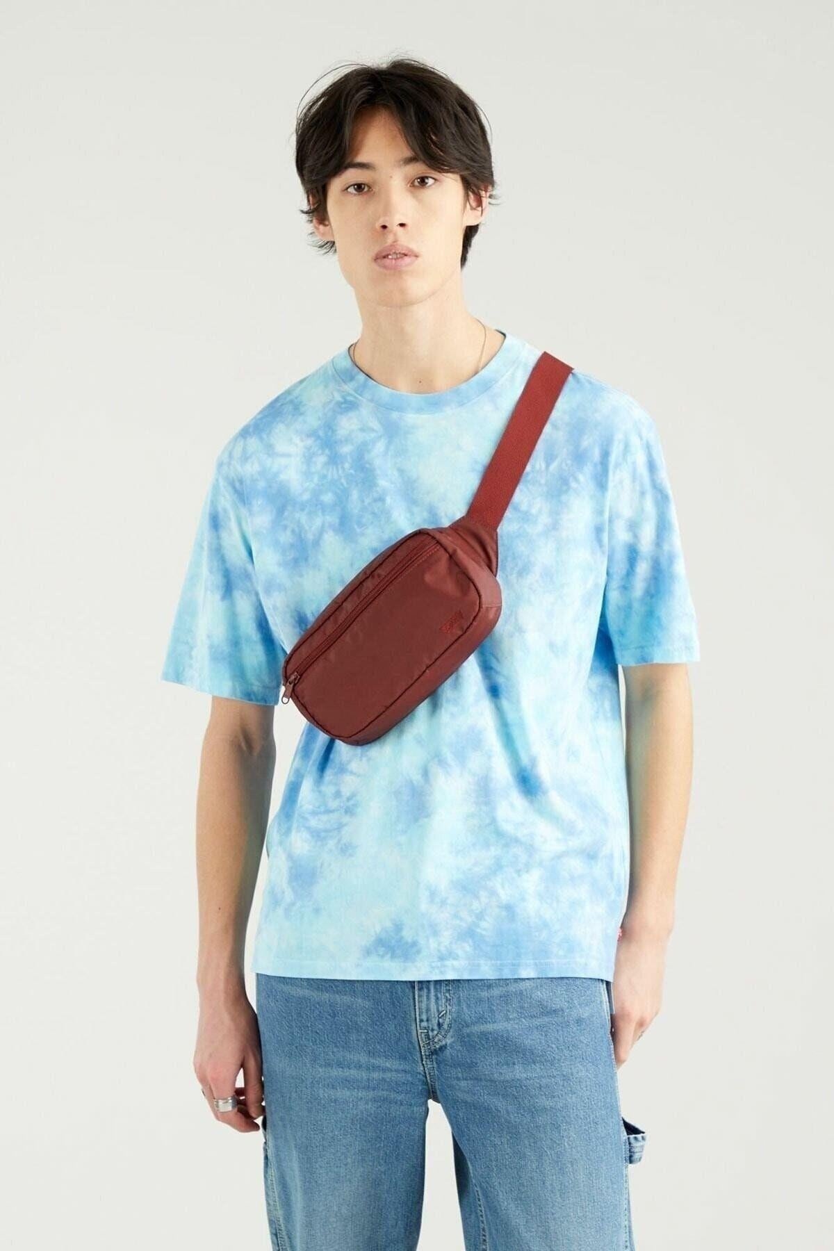 Levi's Unisex Banana Sling Çapraz Bordo Bel Çanta - 38115-0140 - Levi's - 3811501400