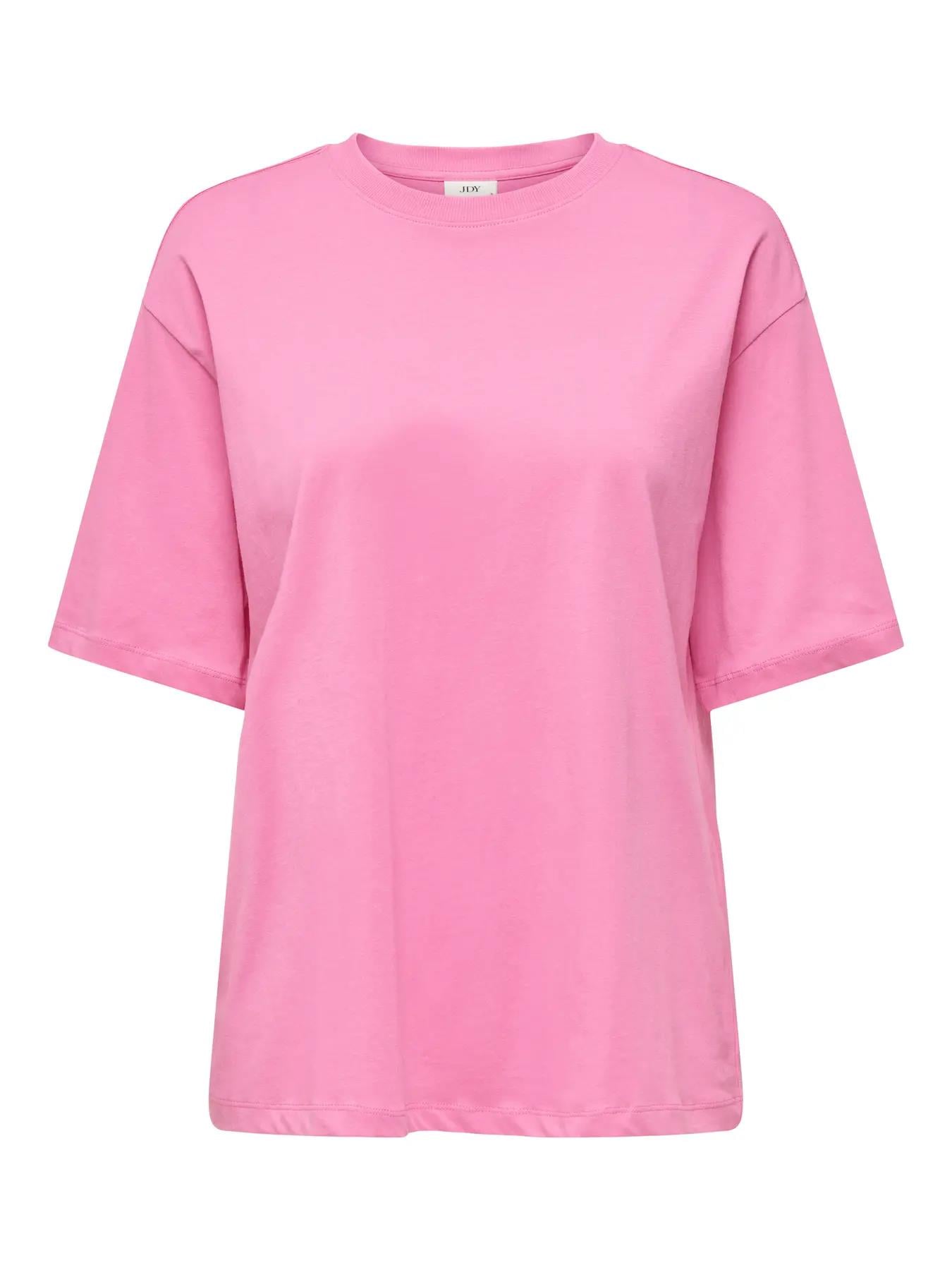 Only JDY Kadın Yuvarlak Yaka Pembe T-Shirt - 15366305 - Only - 15366305-2