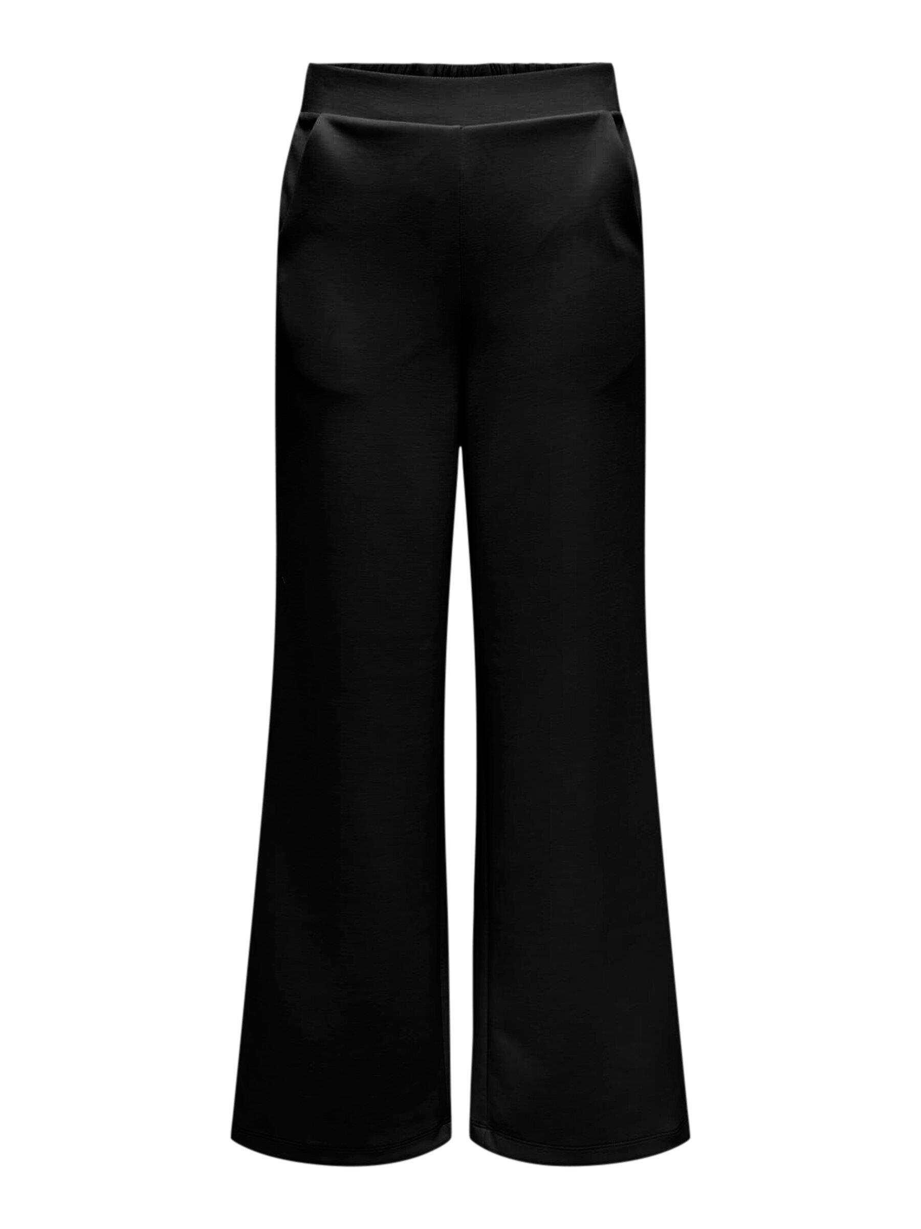 Only Kadın Düz Paça Lastikli Bel Siyah Pantolon - 15339819 - Only - 15339819