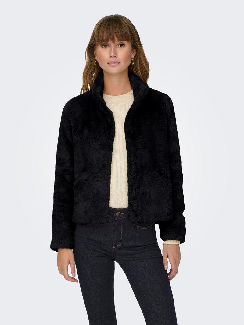 Only Kadın Faux Jacket Peluş Mont - 15295423 - Only - 15295423