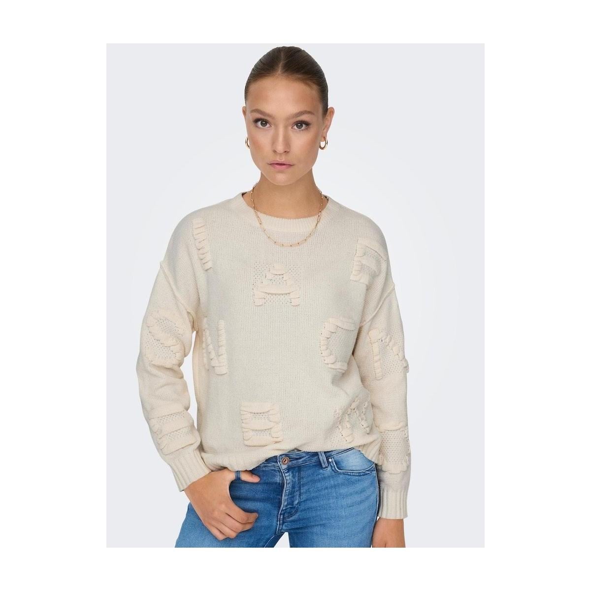 Only Kadın Harf Desenli Kazak - 15301734 - Only - 15301734