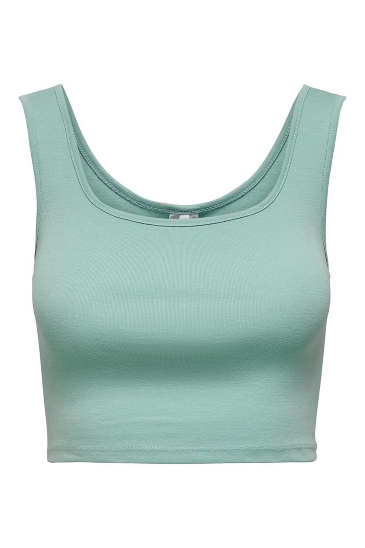 Only Kadın Kısa Cropped Top Yeşil - 15240303 - Only - 15240303-1