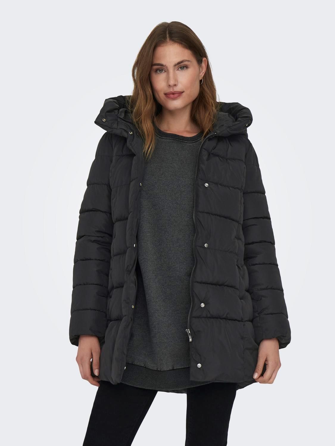 Only Kadın Uzun Kapüşonlu Şişme Mont - 15304782 - Only - 15304782