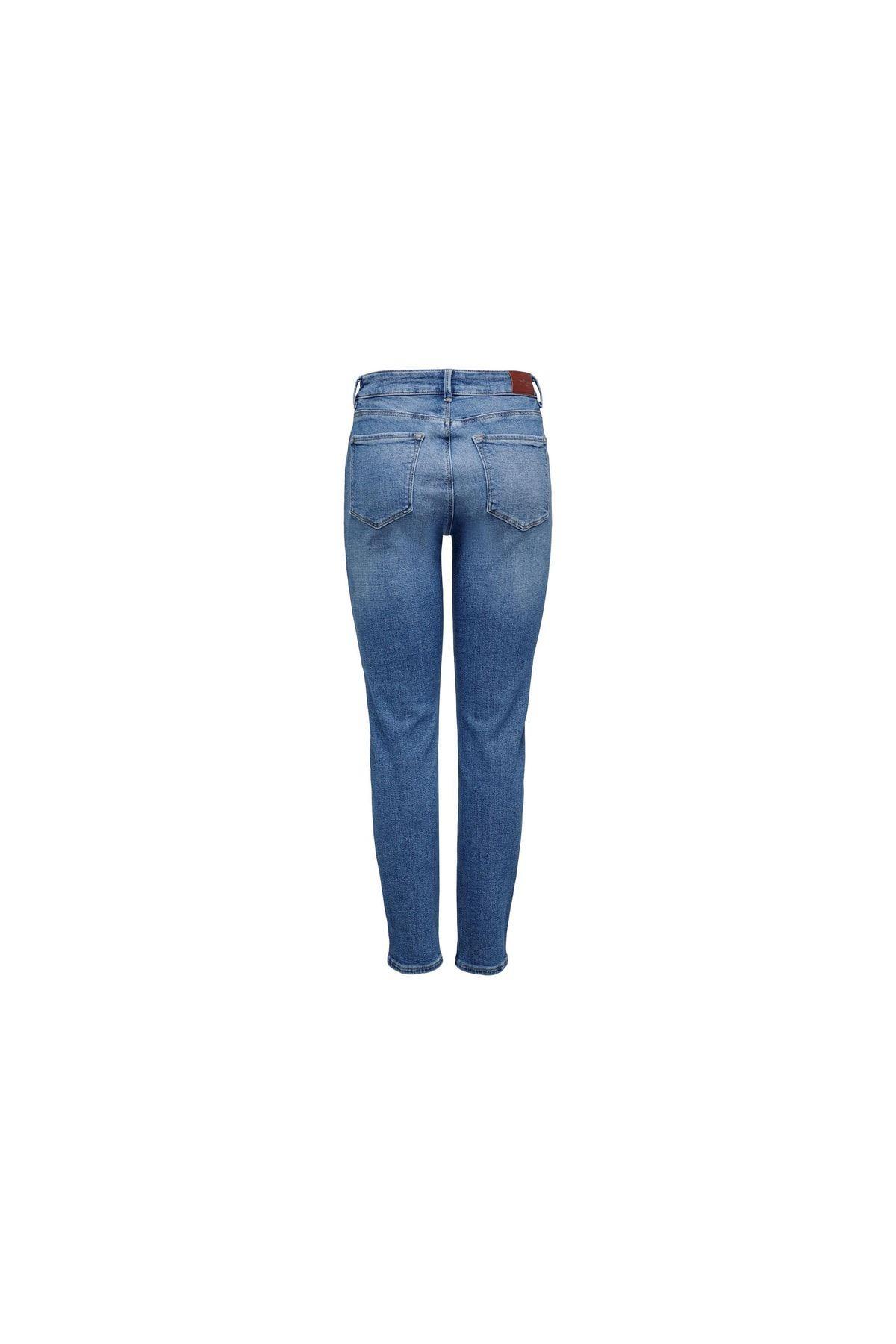 Only Kadın Yüksek Bel Düz Kesim Kot Pantolon - 15283925 - Only - 15283925