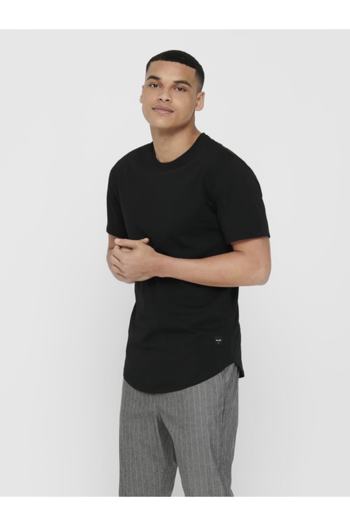 Only & Sons Erkek Kısa Kollu Regular Fit T-shirt 22002973 - Only & Sons - 22002973