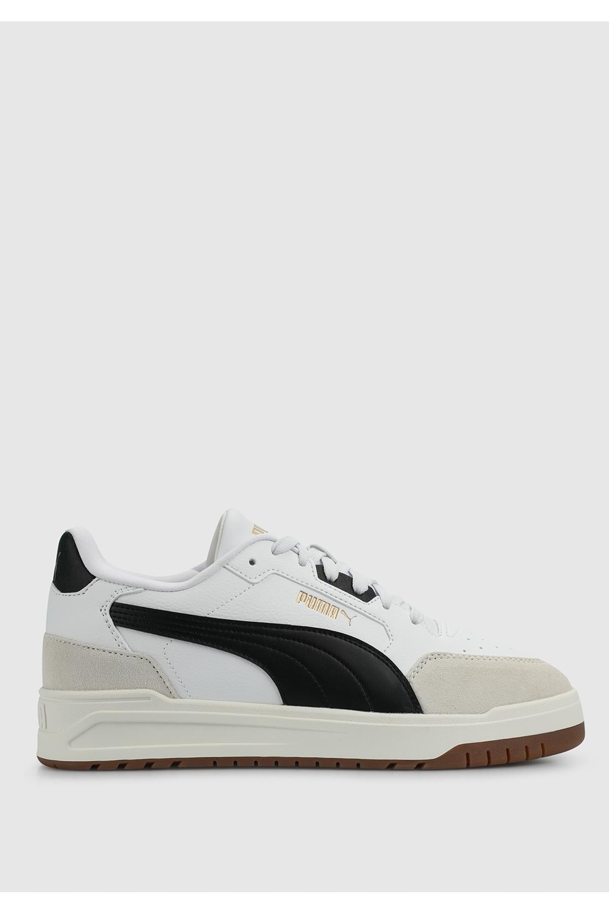 Puma Erkek E6Shuffle Downtown Og Beyaz Erkek Sneaker Ayakkabı - 40384001 - Puma - 3-403840