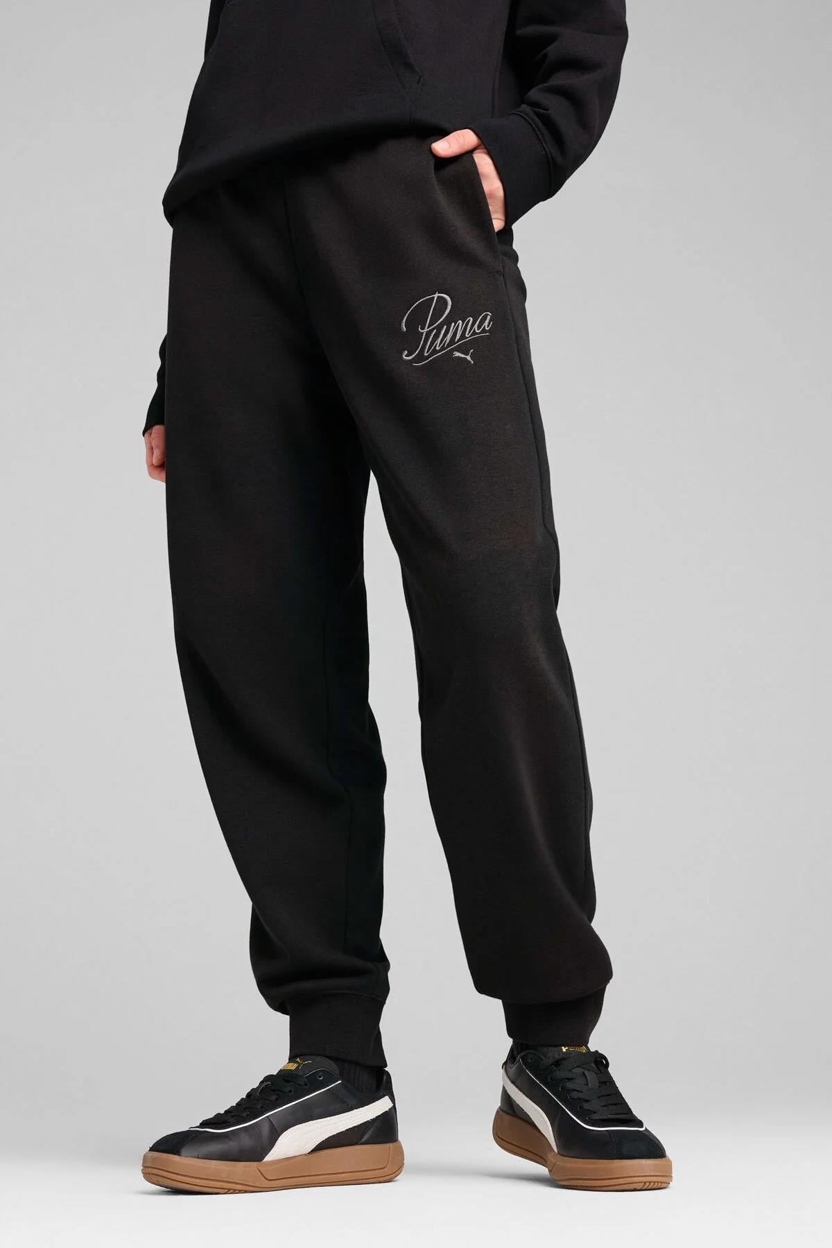 Puma Kadın Script Siyah Eşofman Altı Sweatpants - 684985-01 - Puma - 684985-01