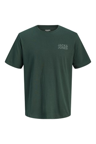 Jack & Jones Erkek Marka Baskılı Tişört Yeşil - 12151955 - Jack & Jones - 12151955-9
