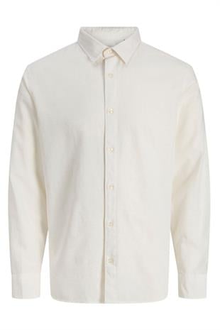 Jack & Jones Erkek Uzun Kollu Bej Gömlek - 12288595 - Jack & Jones - 12288595-3
