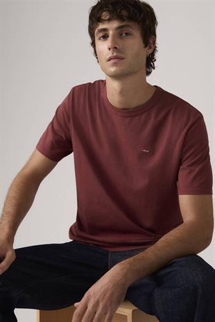 Levis Bordo Erkek T-Shirt - 005GX-0003 - Levi's - 005GX-0003