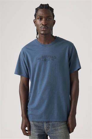 Levi's Relaxed Erkek Mavi Tişört A2082-0368 - Levi's - A2082-0368