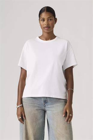 Levi's Vintage Ss Parlak Beyaz Kadın T-Shirt - 008C3-0000 - Levi's - 008C3-0000