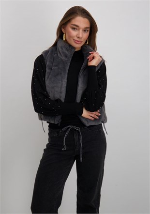 ONLY KADIN ONLDANA FAUX KÜRK ÇİFT TARAFLI YELEK - 15348986  - Only - 15348986