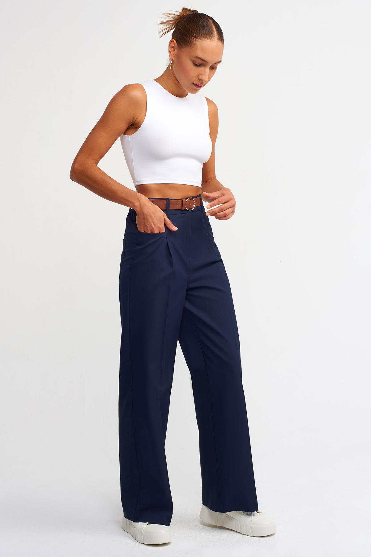 Dilvin Kadın Pamuklu Crop Top T-shirt - 30125 · 23