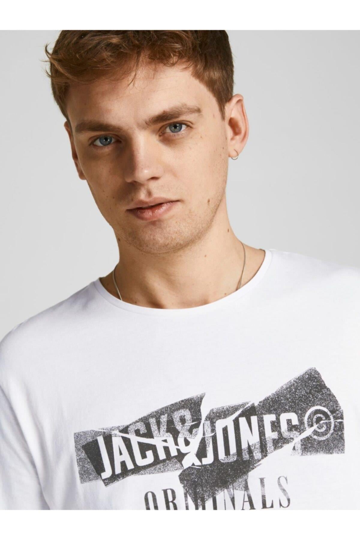Jack & Jones Bisiklet Yaka Crew Neck T-shirt - 12205944 - Jack & Jones - 12205944