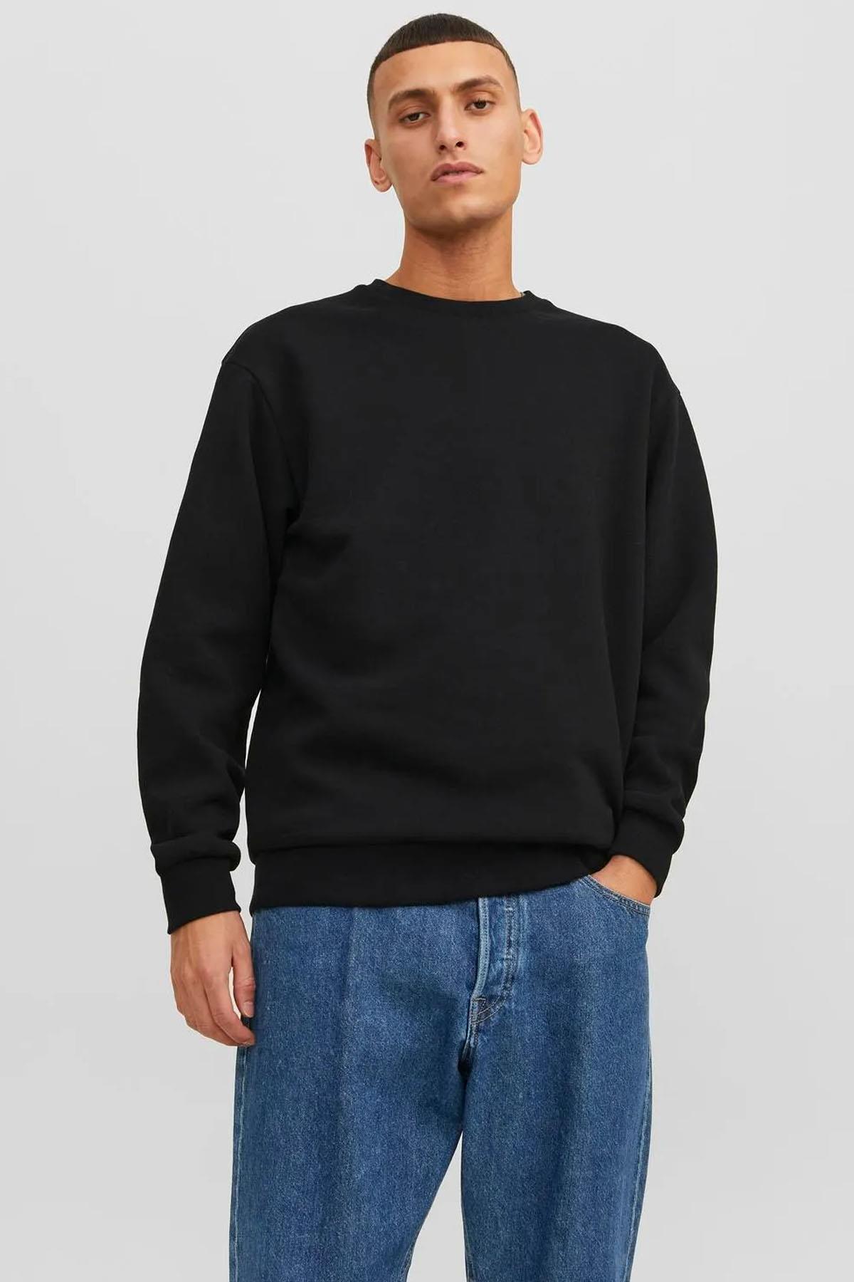 Jack & Jones Erkek Basic Bisiklet Yaka Sweatshirt - 12249341 - Jack & Jones - 12249341-B