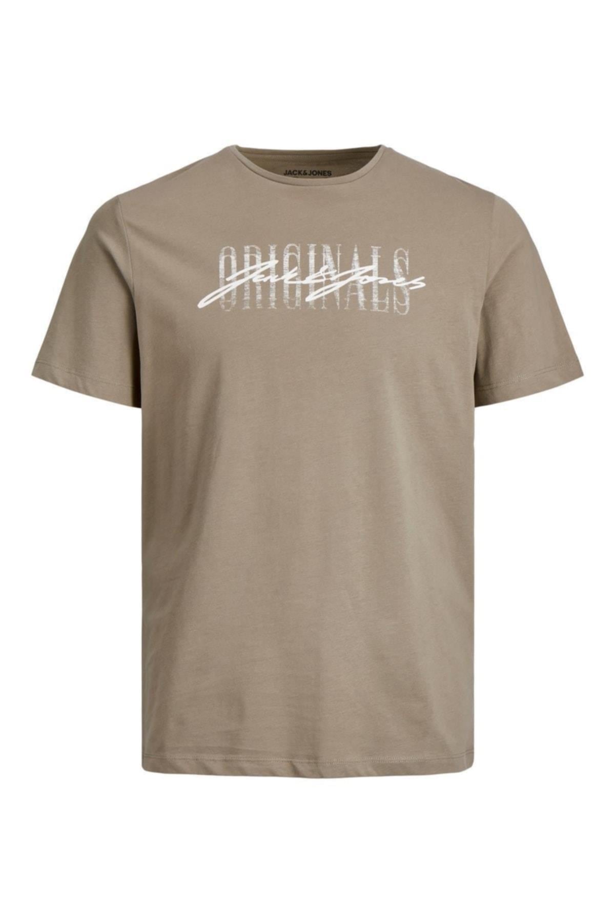 Jack & Jones Erkek Baskılı T-shirt - 12205957 - Jack & Jones - 12205957