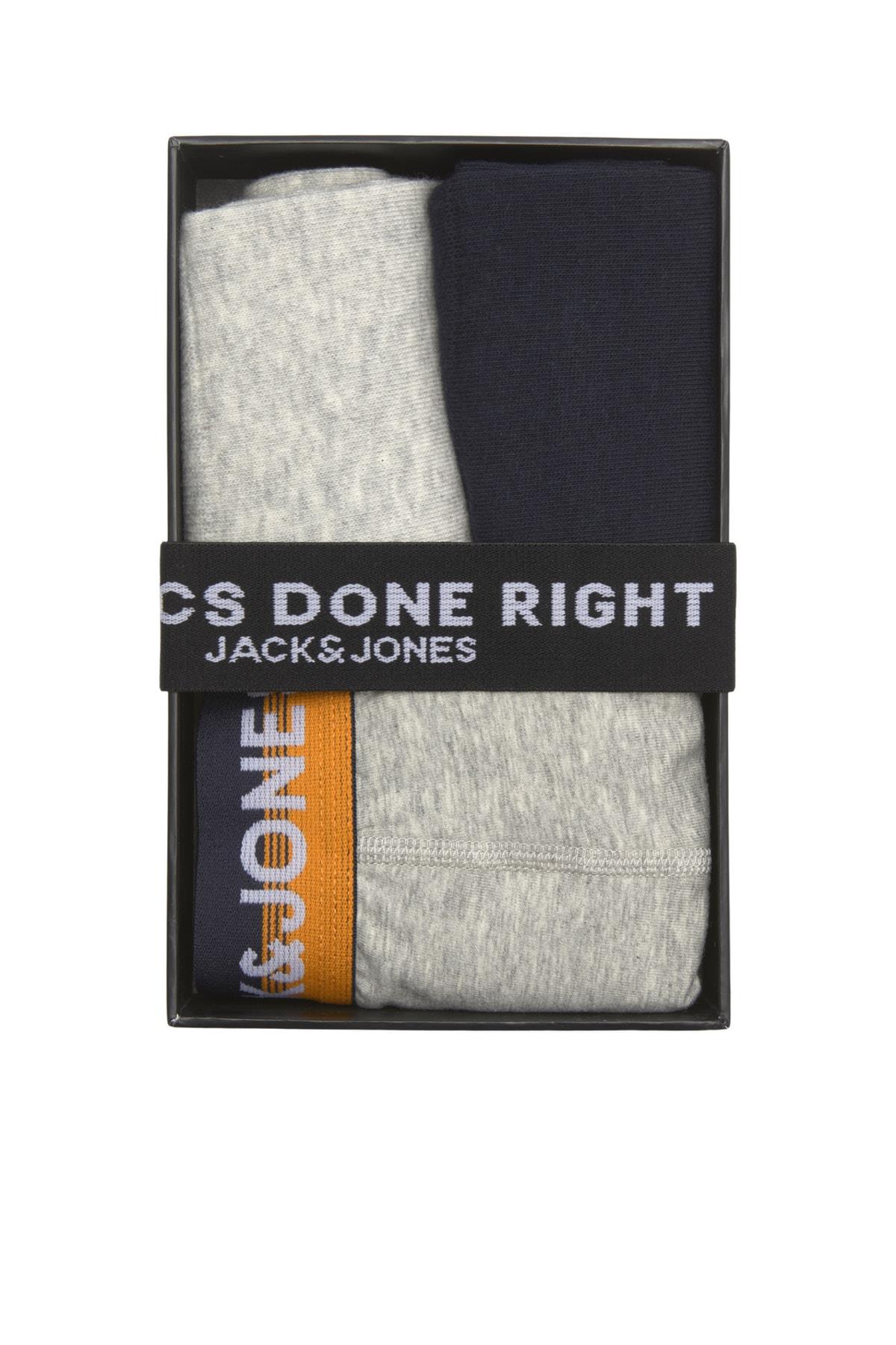 Jack & Jones Erkek Boxer & Çorap Hediye Paketi- 12210745 - Jack & Jones - 12210745