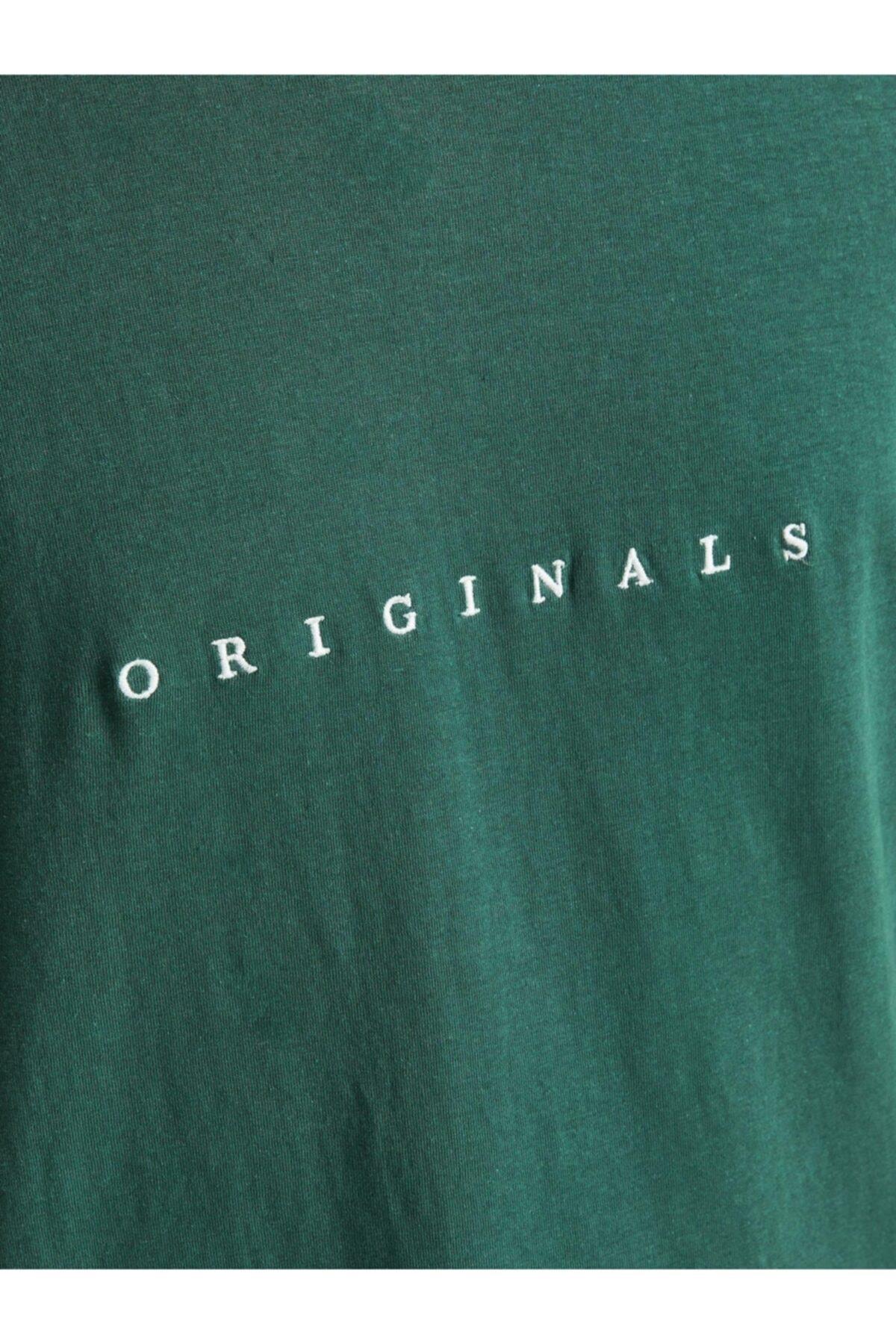 Jack & Jones Erkek Copenhagen Tee Crew Neck Yeşil T-shirt - 12176780-21 · 37