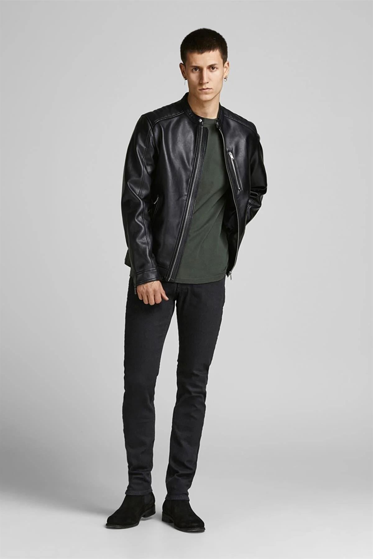 Jack & Jones Erkek Glenn 029 Slim Fit Siyah Jean Pantolon  - 12182965 · 25