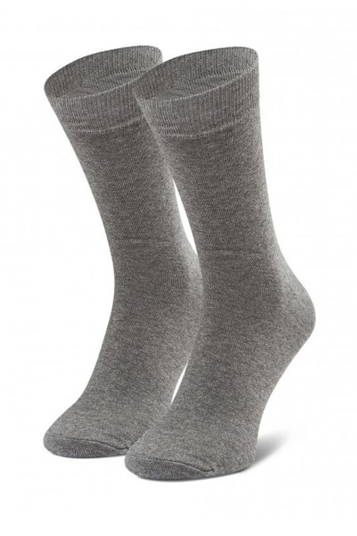 Jack & Jones Erkek Gri Çorap Jens Sock Core Exp-12059471 - Jack & Jones - 2-12059471