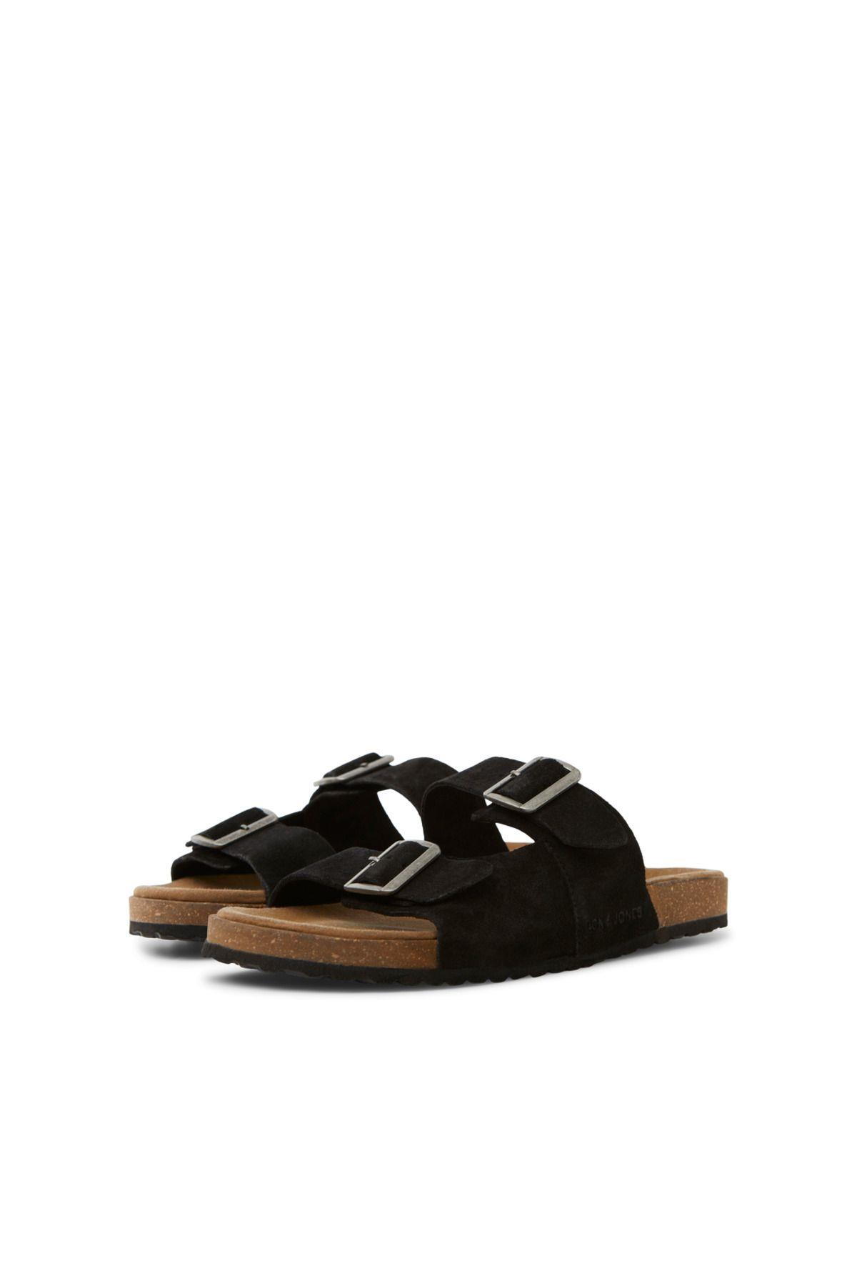 Jack & Jones Erkek Günlük Ayarlanabilir Siyah Birken Terlik - 12231428 - Jack & Jones - TYC512758166569830