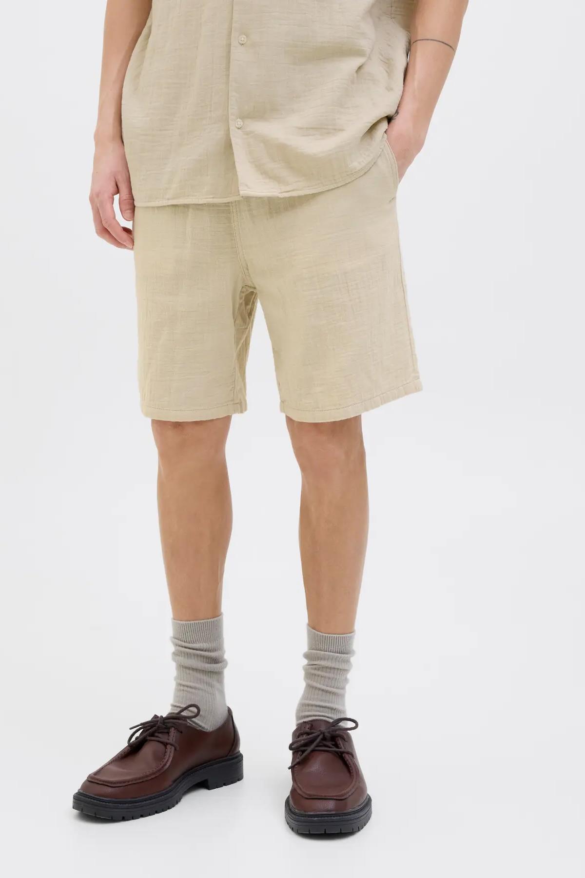 Jack & Jones Erkek Günlük Keten Şort - 12274758 - Jack & Jones - 12274758