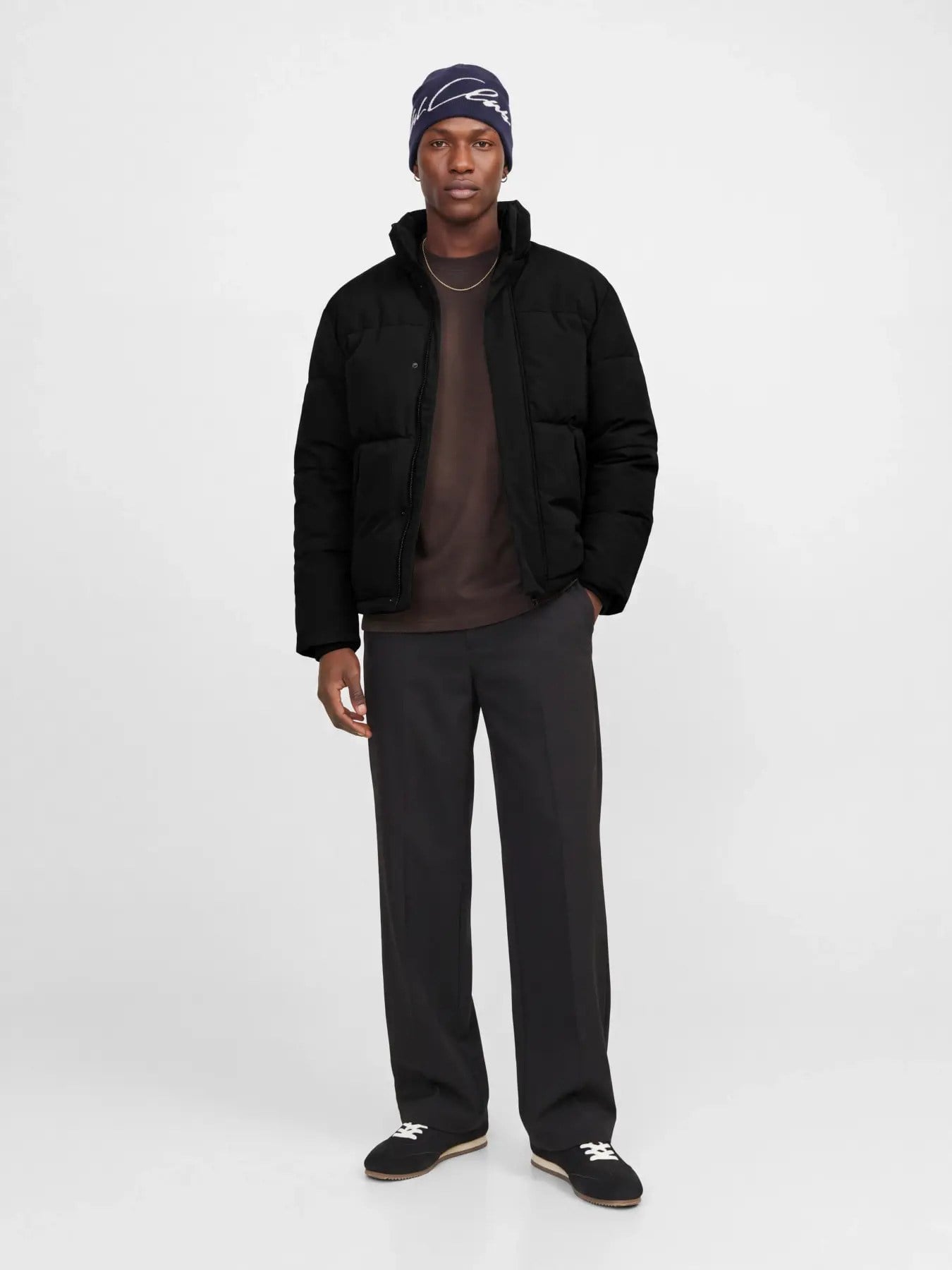 Jack & Jones Erkek Jjesoho Şişme Mont Siyah - 12298861  - Jack & Jones - 12298861