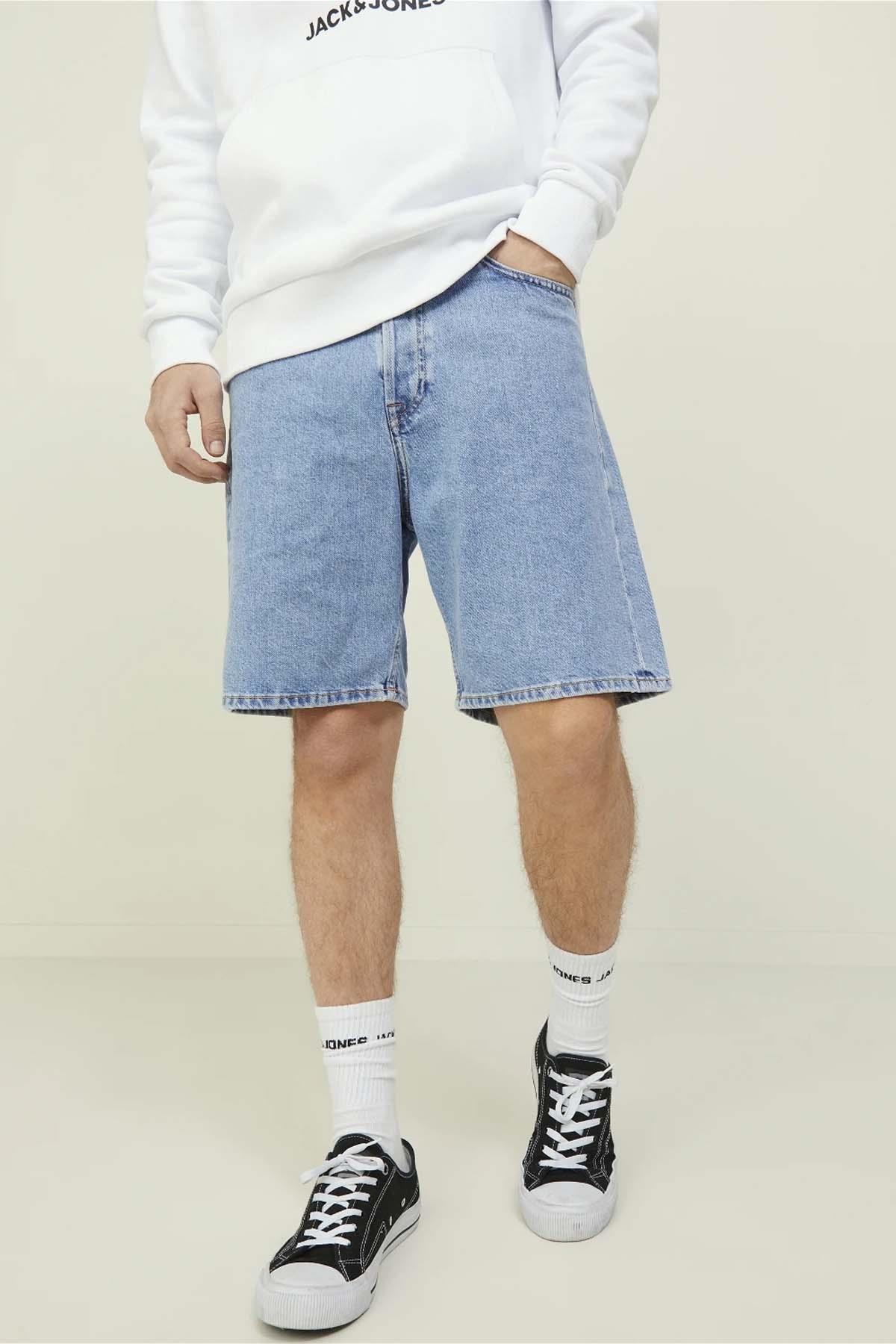 Jack & Jones Erkek Jjitony Denim Kot Şort - 12212180 - Jack & Jones - 12212180