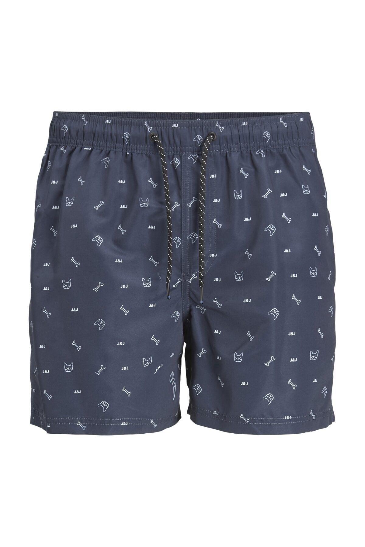 Jack & Jones Erkek Jjswim Bulldog Deniz Şortu - 12206071 · 9