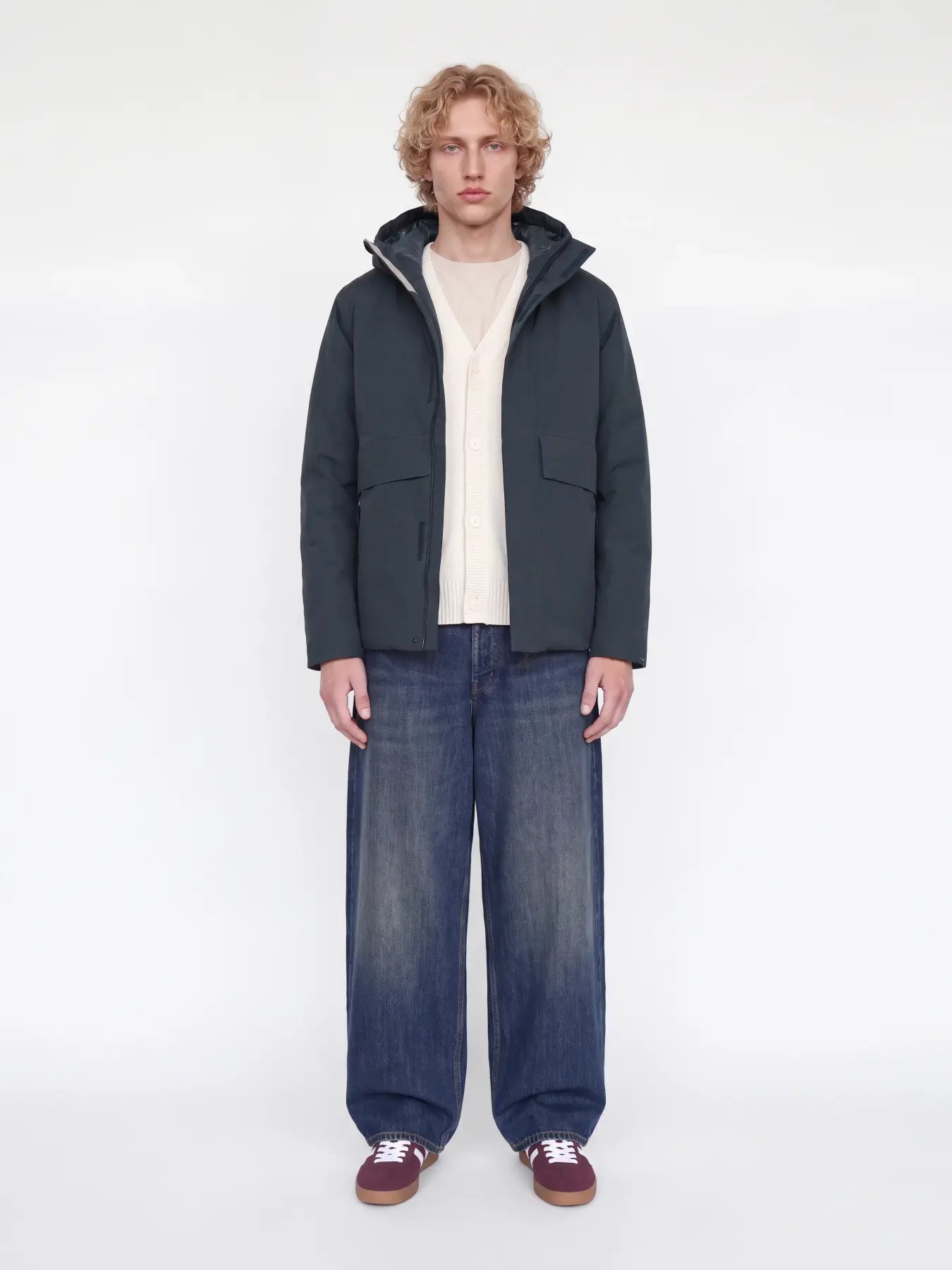 Jack & Jones Erkek Jprblamoon Waterproof Lacivert Mont - 12301654  - Jack & Jones - 12301654 - L
